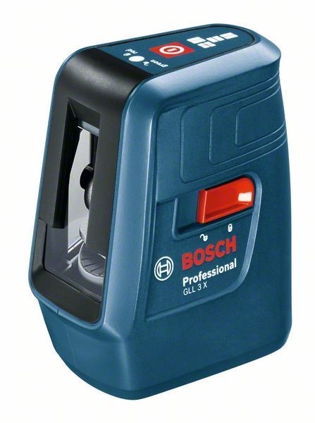 BOSCH CROSS LINE + VERTICAL LINE LASER LEVEL GLL 3 X